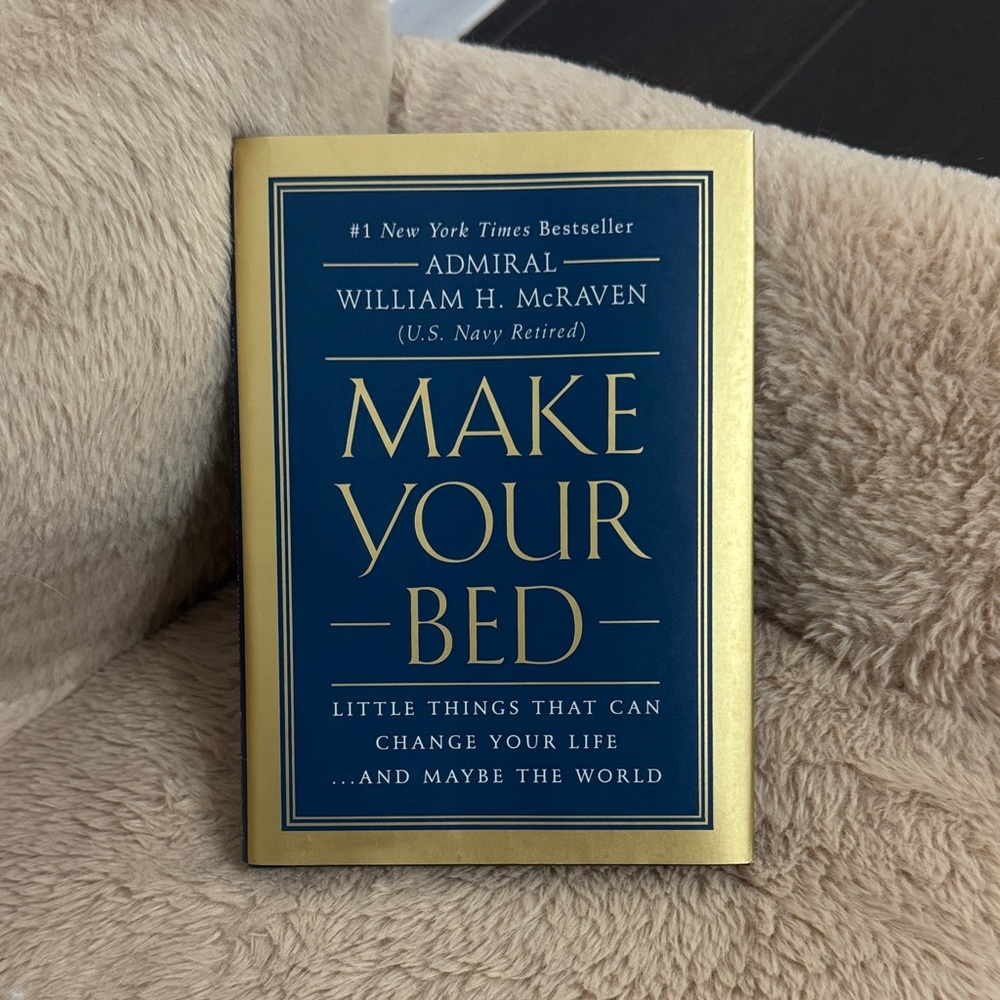 Make your bed New York Times Bestseller William H. McRaven